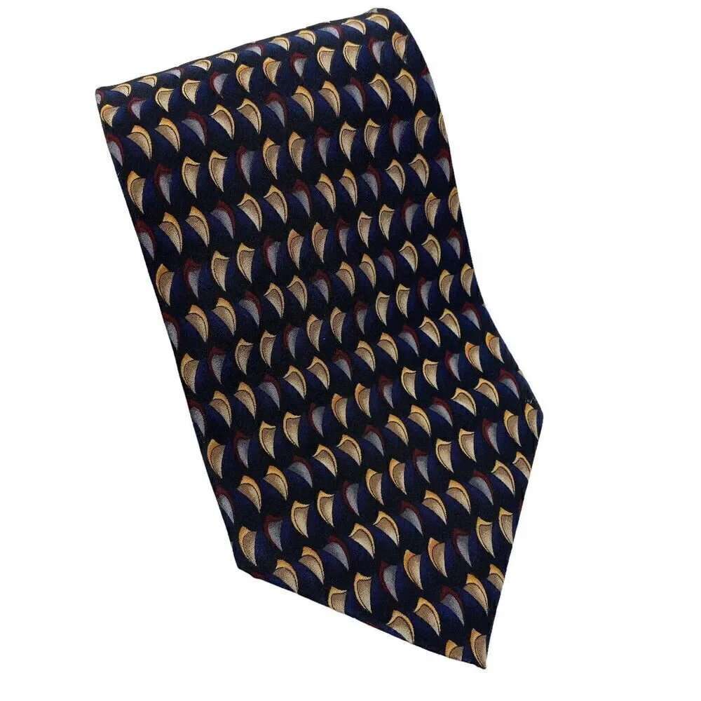Stonehenge Cocktail Collection Tie Men's Necktie Silk Vodka Blue Yellow Maroon